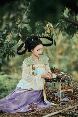 荔枝园荔枝汉服 | 今日份的甜，是荔枝味的！❤️-摄之社