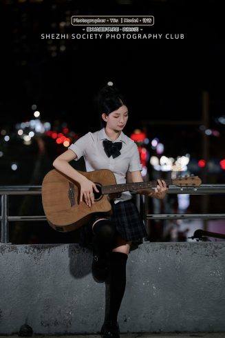 夜拍东莞🌃｜当吉他少女邂逅城市心跳声-摄之社
